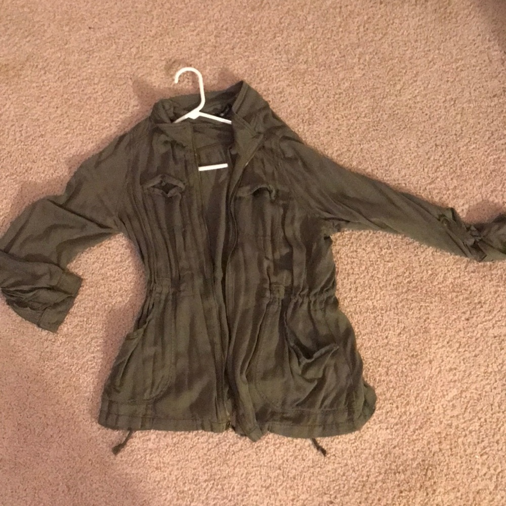 Olive green women’s jacket
